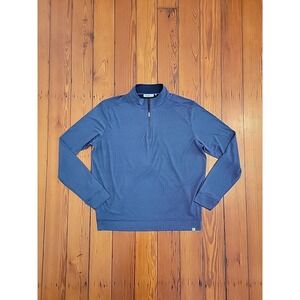 Tasc Performance Quarter Zip Mens L  Active Blue Pull Over Athletic Lightweight